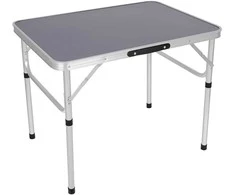Enero Camp Sulankstomas kempingo staliukas 75x55x25–59 cm pilkas