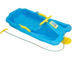 Enero PLASTIKINĖS ROGĖS SU STABDŽIU IR RANKA ADAŚ 84x43x25CM MĖLYNA