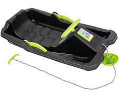 Enero Rogutės PLASTIKOWE Z HAMULCEM I KIEROWNICĄ ADAŚ 84x43x25CM Juoda