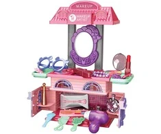 Enero Toys Kosmetinė-lėliukų namelis 2 in1 25x19,5x41,5 cm