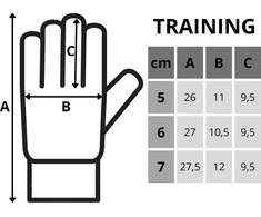 Vartininkų pirštinės Enero Training R.7