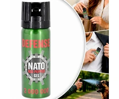 SHARG pipirinės dujos Sharg NATO gynybinis gelis 2 ml kūgis 50 ml
