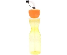 Excellent Houseware Sportinis butelis su šiaudeliu 500 ml