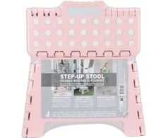 Home &amp; Styling Collection sulankstoma neslystanti taburetė rožinės spalvos