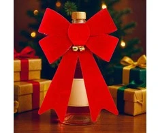 Christmas Decoration Home Styling Decoration Kalėdų dekoratyvinė juostelė 22x32 cm raudona