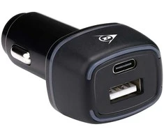 Dunlop Automobilinė įkroviklis su USB A ir C