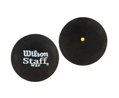 Wilson Staff skvošo kamuoliukai Geltona Dot, 2 vnt., WRT617800 (vienas dydis)