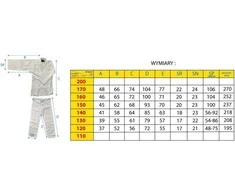 Enero kimono judo aikido mėlyna 150 cm