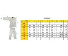 Judo kimono Enero 170 cm balta