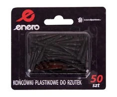Plastikinių atsarginių strėlyčių antgaliai Enero 50 vnt. juodi