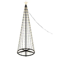 Koopman Choinka dekoracyjna 370LED super ciepły balta 210CM juodas