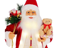 KOOPMAN DEKORATYVUS KALĖDŲ SENELIS 80CM