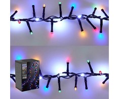 KOOPMAN Kalėdinės lemputės 710 LED baltos/spalvotos