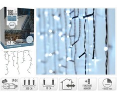 KOOPMAN Kalėdinės lemputės užuolaidos 180 LED