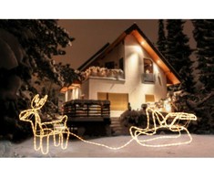 Christmas Decoration Kalėdinė šviečianti dekoracija Elniukas, 324 LED
