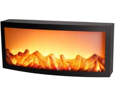 KOOPMAN Affek Design Latarna dekoracyjna kominek LED timer 50X23CM