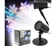KOOPMAN Projektorius SNOWFLAKE, 4 LED, 8 W, IP44 adapteris