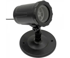 KOOPMAN Projektorius SNOWFLAKE, 4 LED, 8 W, IP44 adapteris