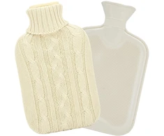 Koopman Termofor gumowy w sweterku 1,75L smėlio spalva