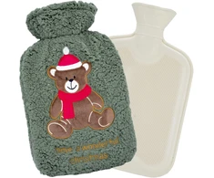 KOOPMAN TERMOFOR GUMOWY XMAS 1,75L ŚWIĄTECZNY MIŚ Žalias