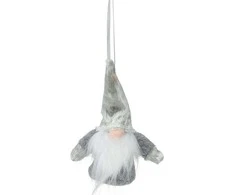 Christmas Decoration Kalėdinė dekoracija – pilkas Kalėdų senelis