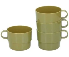 KELIONINIS PUODELIS 4VNT. CAMP ACTIVE KHAKI 1074375