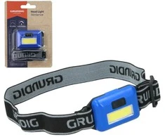 Grundig Turistinė LED COB priekinė lemputė mėlyna