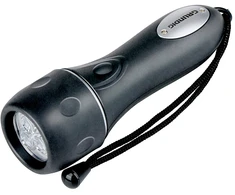 LATARKA RĘCZNA LED GRUNDIG 3 LED 16CM NA 2 BATERIE AA