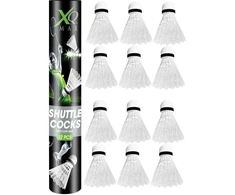 XQMAX Badmintono nyloninės plunksnos 12 vnt