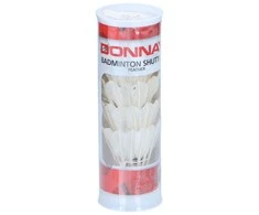 Enero Badmintono Plunksnelės Donnay 5 vnt. Baltos 413990