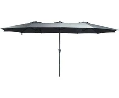Saska Garden Sodo skėtis XXXL 2.7x4.6m pilkas