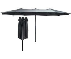 Saska Garden Sodo skėtis XXXL 2.7x4.6m pilkas