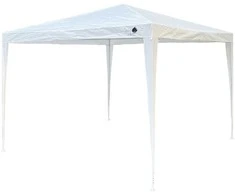 Saska Garden Baltas sodo paviljonas 3x3 m