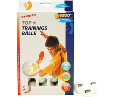 Best Sporting Stalo teniso kamuoliukai, 24 vnt. balti
