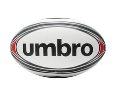Rugby kamuolys Umbro R.5 baltas/raudonas/juodas