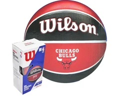 KREPŠINIO KAMUOLYS WILSON NBA CHICAGO BULLS DĖŽUTĖ POMPA 228517