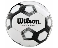 Vaikiškas futbolo kamuolys dydis 3 juodai baltas Wilson