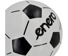VINILINIS FUTBOLO KAMUOLYS BORUŽĖLĖ Baltas-Juodas 21CM 85G ENERO 1078656