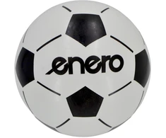 VINILINIS FUTBOLO KAMUOLYS BORUŽĖLĖ Baltas-Juodas 21CM 85G ENERO 1078656