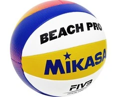MIKASA BV550C-WYBR Paplūdimio tinklinio kamuolys Beach Pro, Dydis: 5