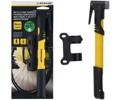 Mini dviračio pompa Dunlop, geltona