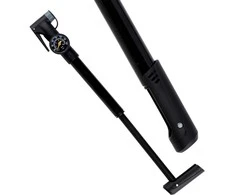 Mini dviračio pompa su manometru 120 psi (8 bar) juoda Dunlop