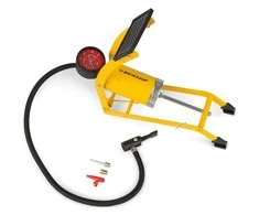 Autopompa Dunlop su vožos slėgio matuokliu