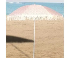 ProGarden Paplūdimio ir sodo skėtis su kutais 174 cm raudonas