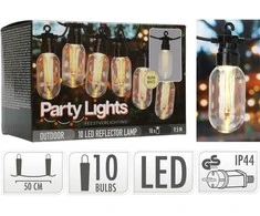 ProGarden Lauko lempučių girlianda LED 9,5 m 10 vnt.
