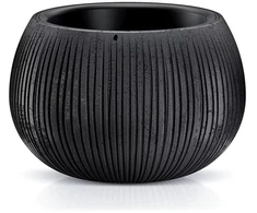 Betoninis dubuo sodo puodas 29 cm juodas PROSPERPLAST