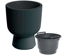 Prosperplast Doniczka Milly vazonas-antracito spalvos DBMIG240-S433, skersmuo 239 mm
