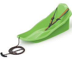 Plastikinės rogės Prosperplast, žalia, 72 cm x 37 cm