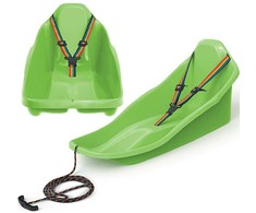 Plastikinės rogės Prosperplast, žalia, 72 cm x 37 cm