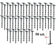 Prosperplast Plėvelės tvirtinimai L20.9cm plastikiniai/juodi